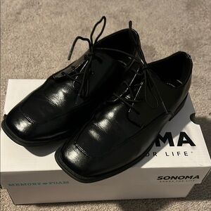 Sonoma Boys Black Dress Shoes